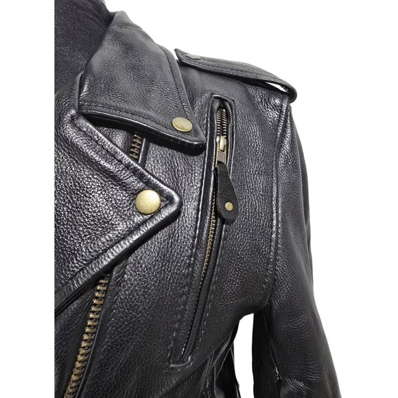 XElement Vintage Leather Jacket - Picture 3 of 9
